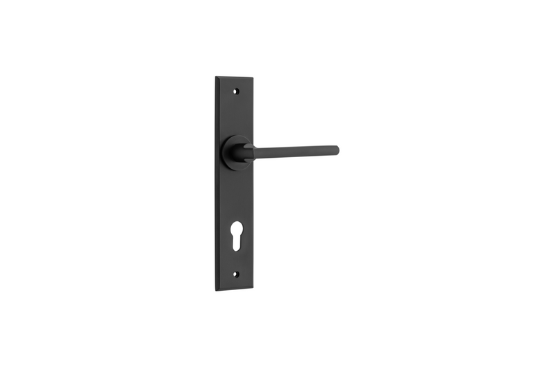 Baltimore Lever Chamfered Matt Black