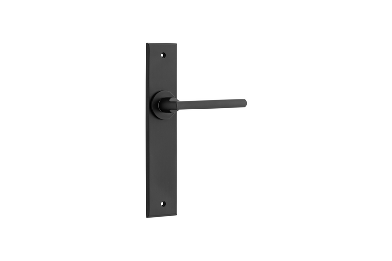 Baltimore Lever Chamfered Matt Black