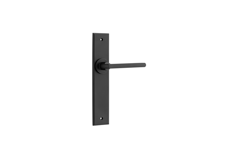 Baltimore Lever Chamfered Matt Black