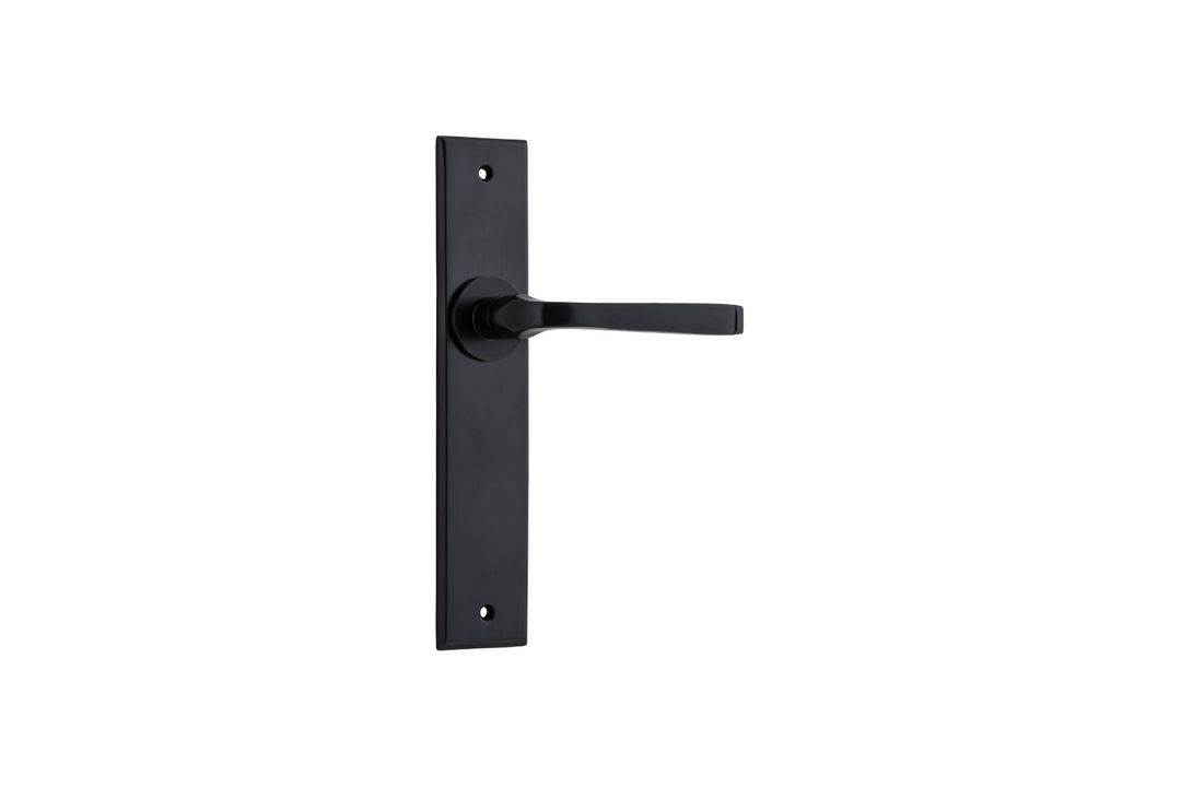 Annecy Lever Chamfered Matt Black