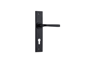 Annecy Lever Chamfered Matt Black