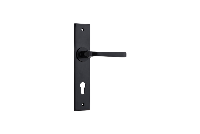 Annecy Lever Chamfered Matt Black