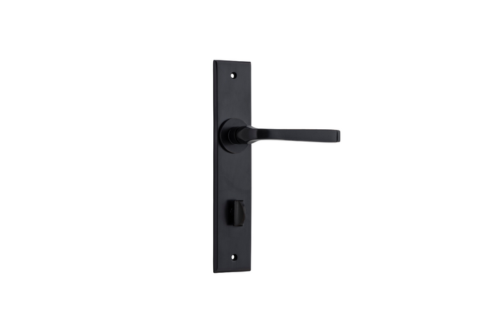 Annecy Lever Chamfered Matt Black