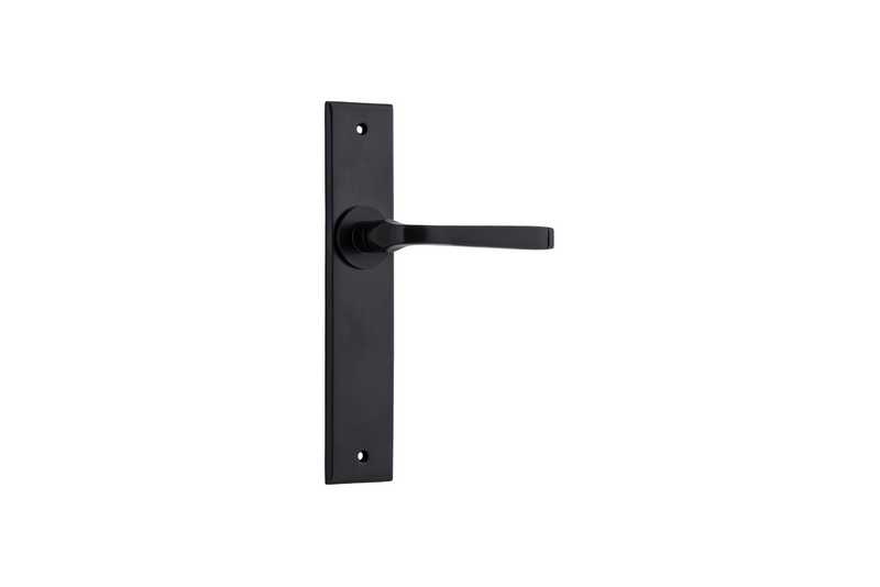 Annecy Lever Chamfered Matt Black