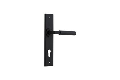 Berlin Lever Chamfered Matt Black