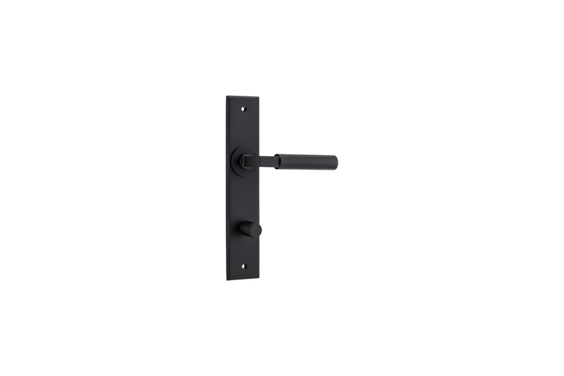 Berlin Lever Chamfered Matt Black