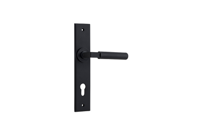 Brunswick Lever Chamfered Matt Black