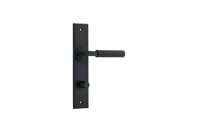 Brunswick Lever Chamfered Matt Black