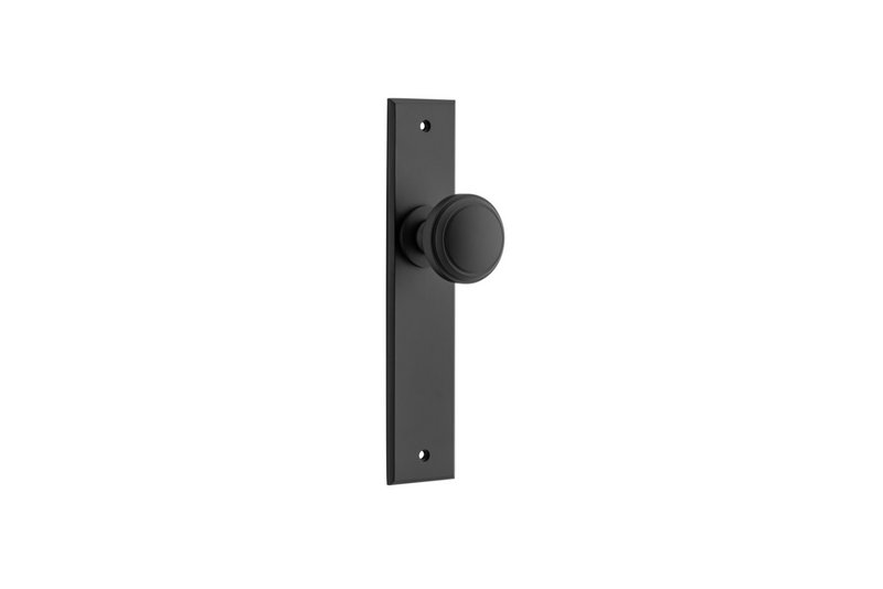 Paddington Knob Chamfered Matt Black