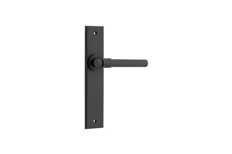 Helsinki Lever Chamfered Matt Black