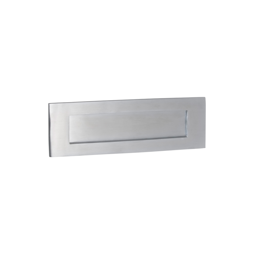 Letter Plate Satin Chrome