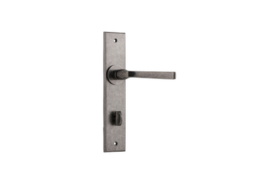 Annecy Lever Chamfered Distressed Nickel