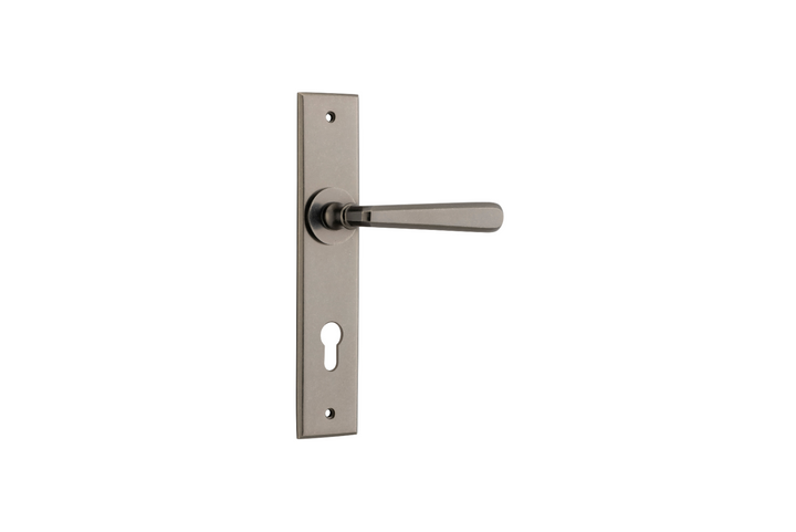 Copenhagen Lever Chamfered Distressed Nickel
