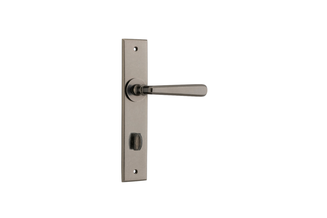 Copenhagen Lever Chamfered Distressed Nickel