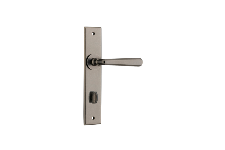 Copenhagen Lever Chamfered Distressed Nickel