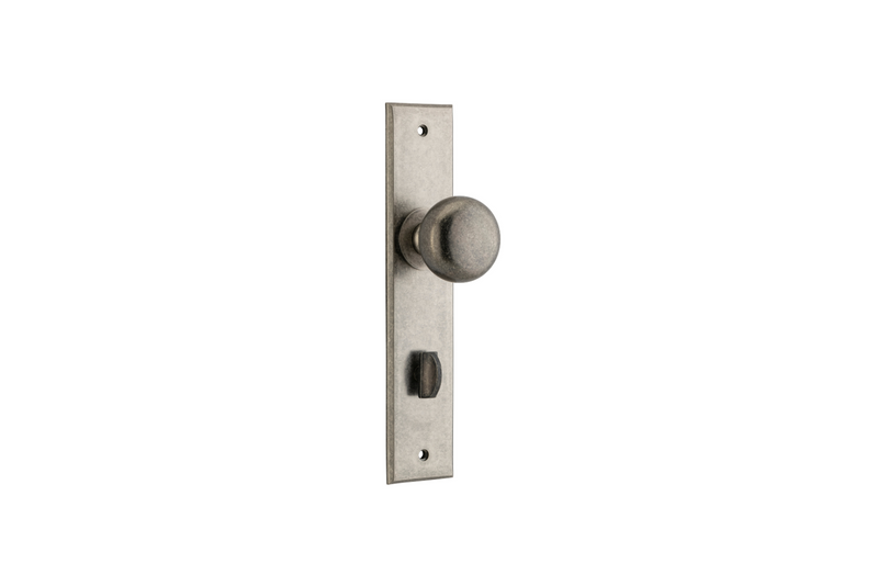 Cambridge Knob Chamfered Distressed Nickel