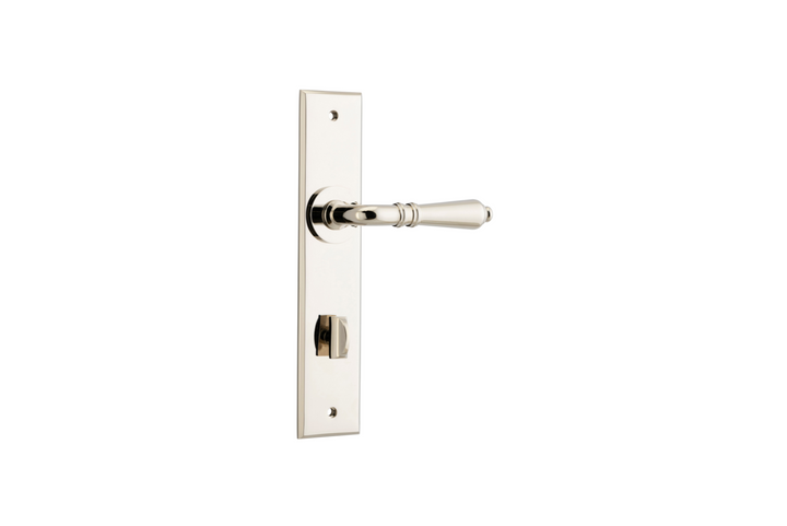 Sarlat Lever Chamfered Polished Nickel