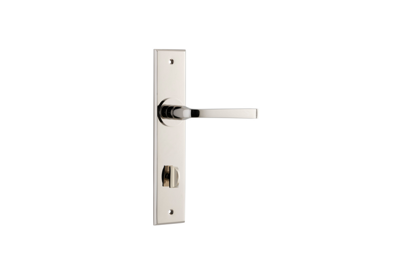 Annecy Lever Chamfered Polished Nickel