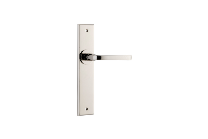 Annecy Lever Chamfered Polished Nickel