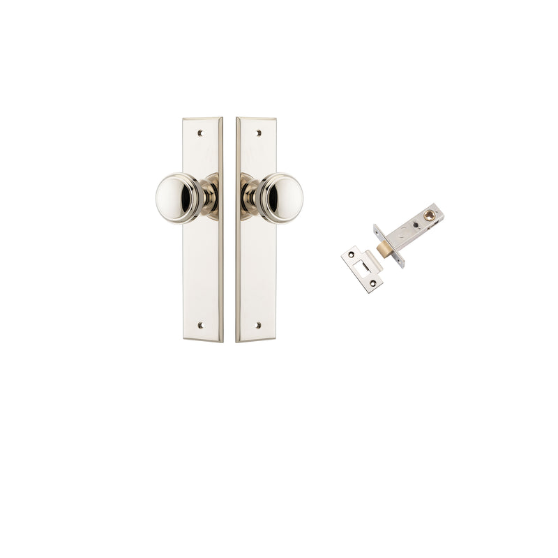 Paddington Knob Chamfered Polished Nickel Passage Kit