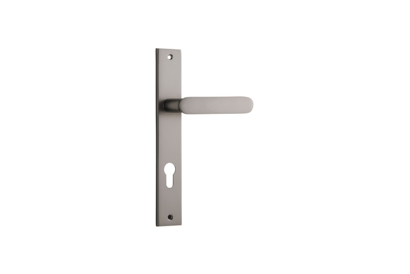Bronte Lever Rectangular Satin Nickel
