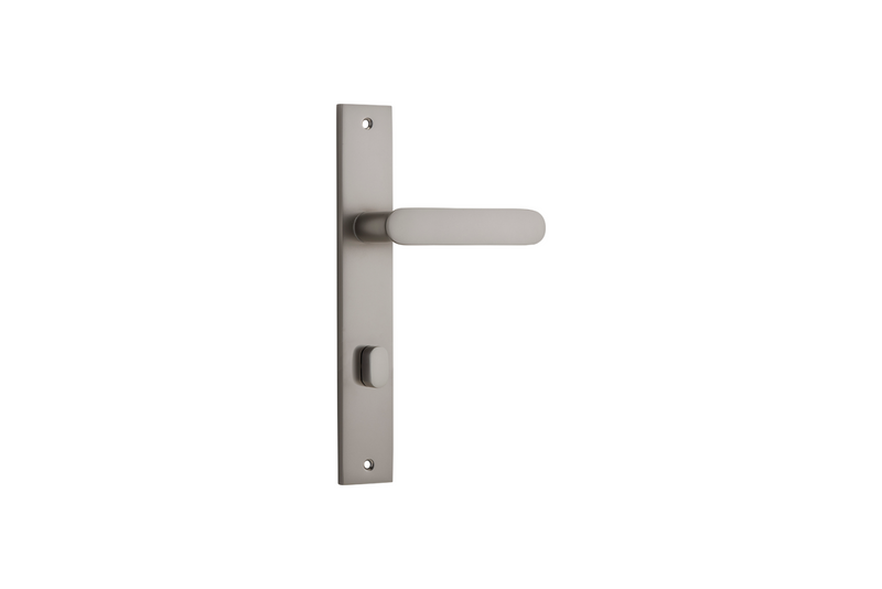 Bronte Lever Rectangular Satin Nickel