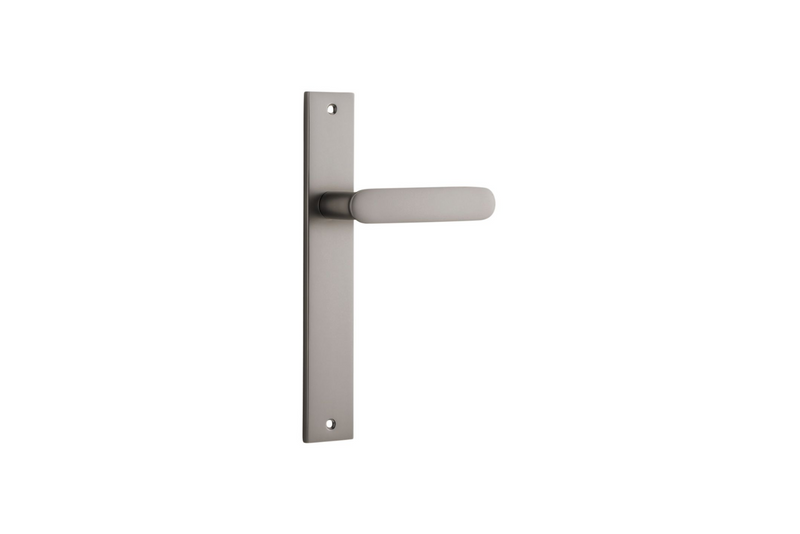 Bronte Lever Rectangular Satin Nickel