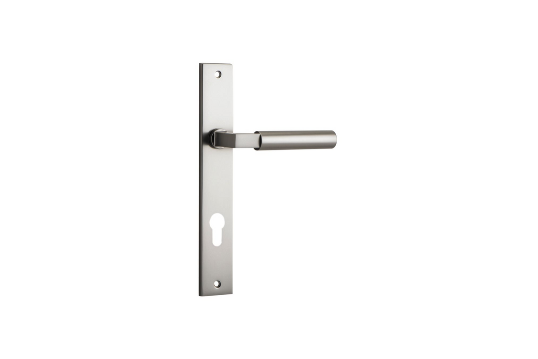 Berlin Lever Rectangular Satin Nickel
