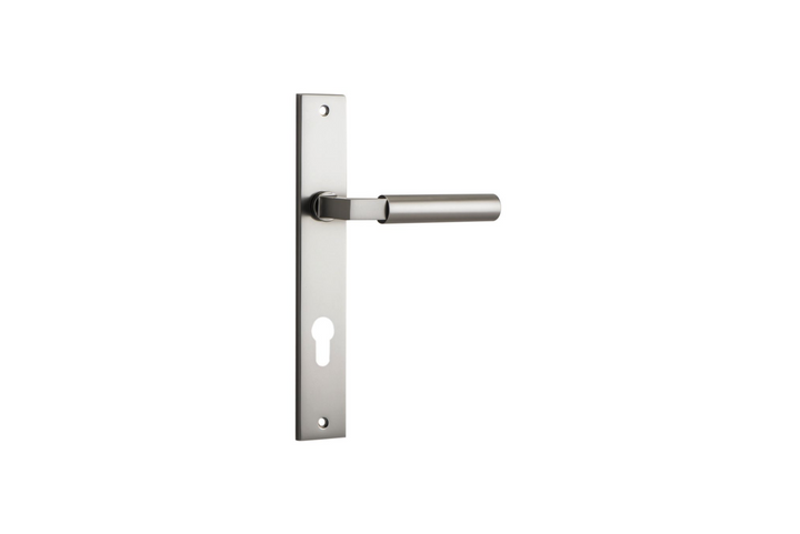 Berlin Lever Rectangular Satin Nickel