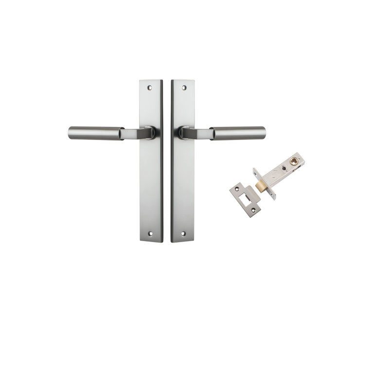 Berlin Lever Rectangular Satin Nickel Passage Kit