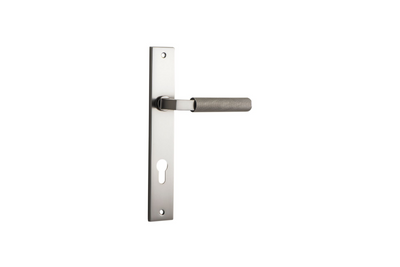 Brunswick Lever Rectangular Satin Nickel