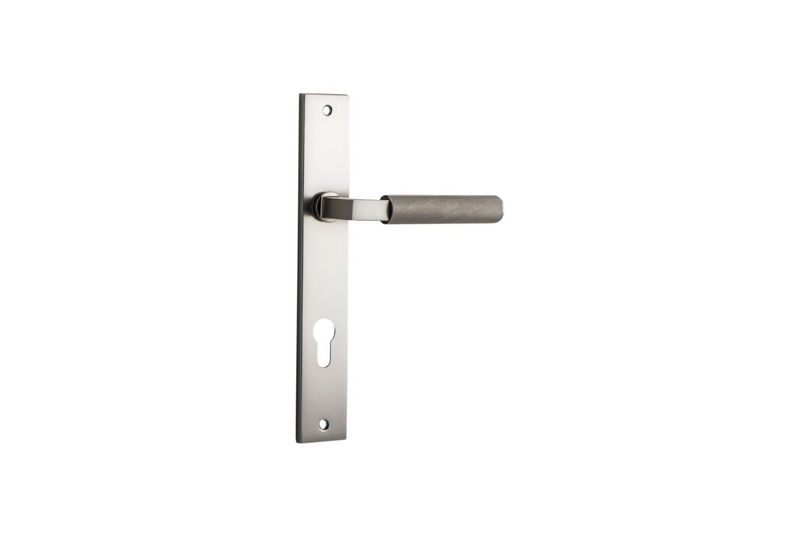 Brunswick Lever Rectangular Satin Nickel