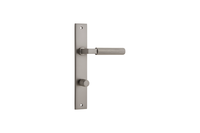 Brunswick Lever Rectangular Satin Nickel