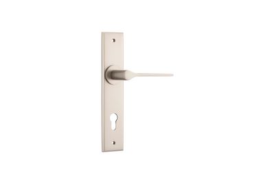 Como Lever Chamfered Satin Nickel