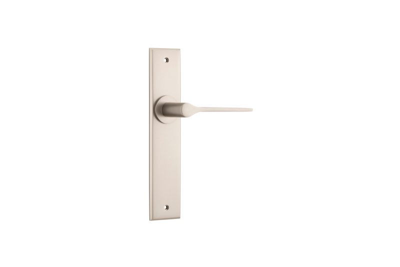 Como Lever Chamfered Satin Nickel