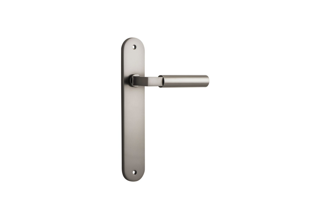 Berlin Lever Oval Satin Nickel