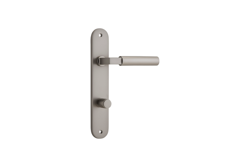 Berlin Lever Oval Satin Nickel