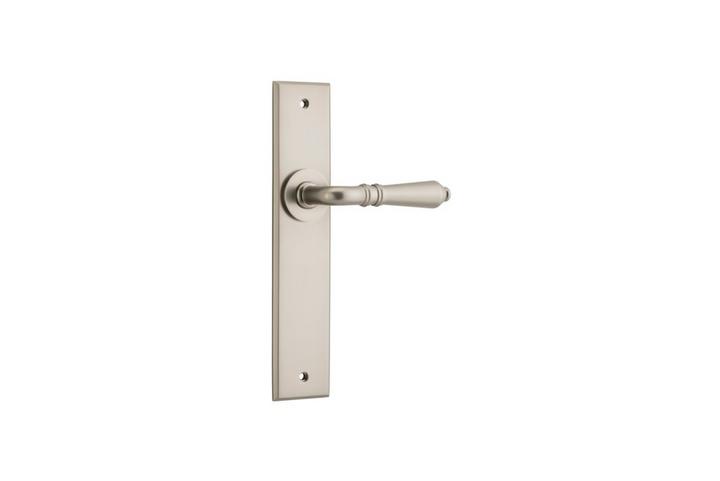 Sarlat Lever Chamfered Satin Nickel