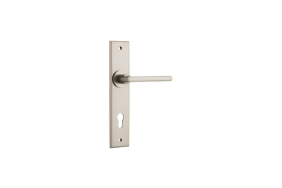 Baltimore Lever Chamfered Satin Nickel