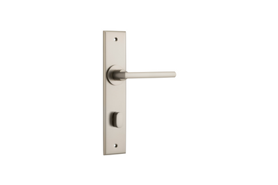 Baltimore Lever Chamfered Satin Nickel