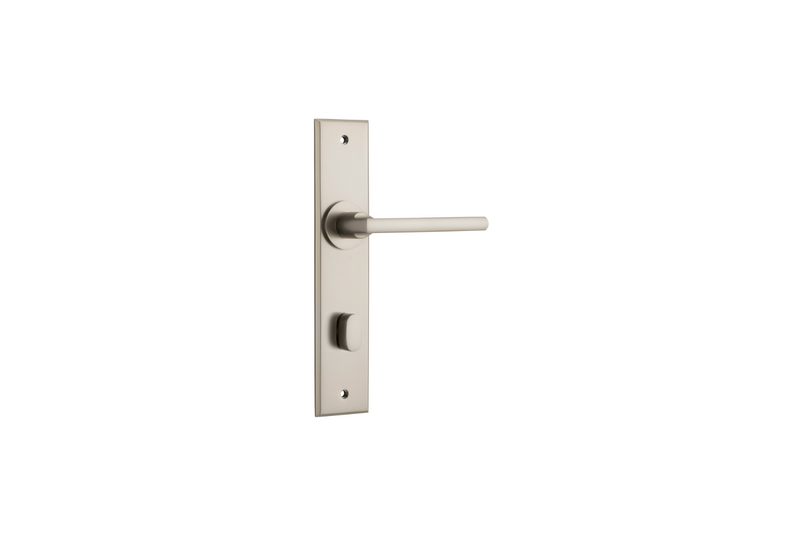 Baltimore Lever Chamfered Satin Nickel