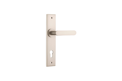 Bronte Lever Chamfered Satin Nickel