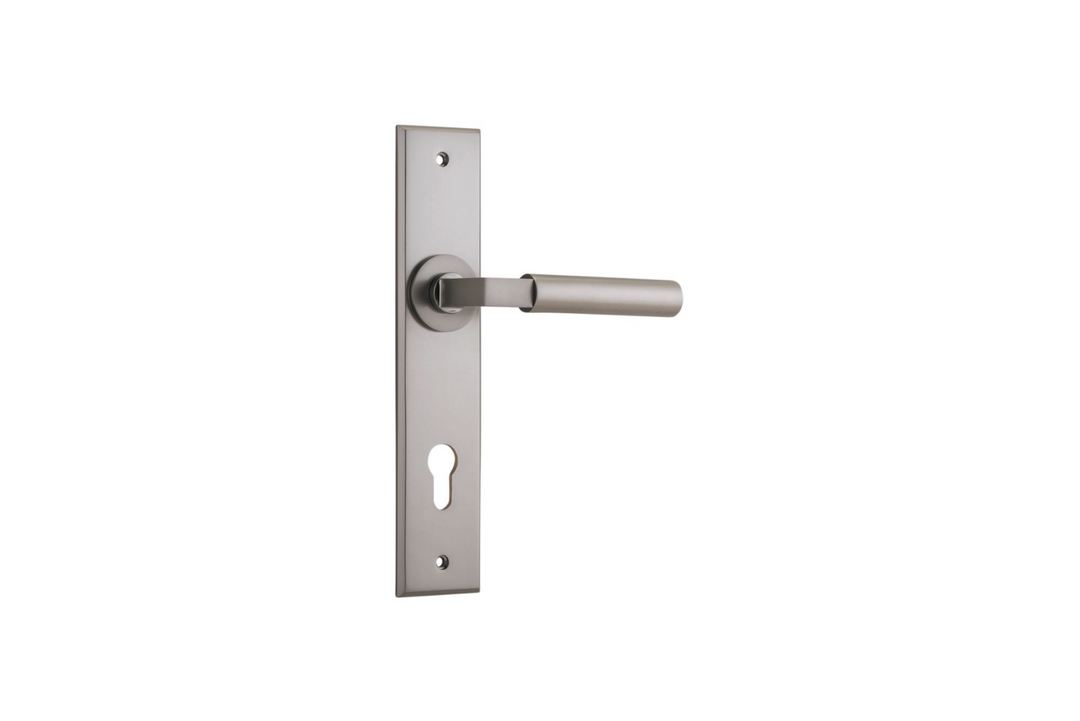 Berlin Lever Chamfered Satin Nickel