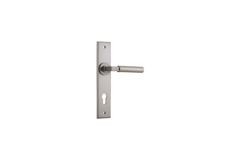 Berlin Lever Chamfered Satin Nickel