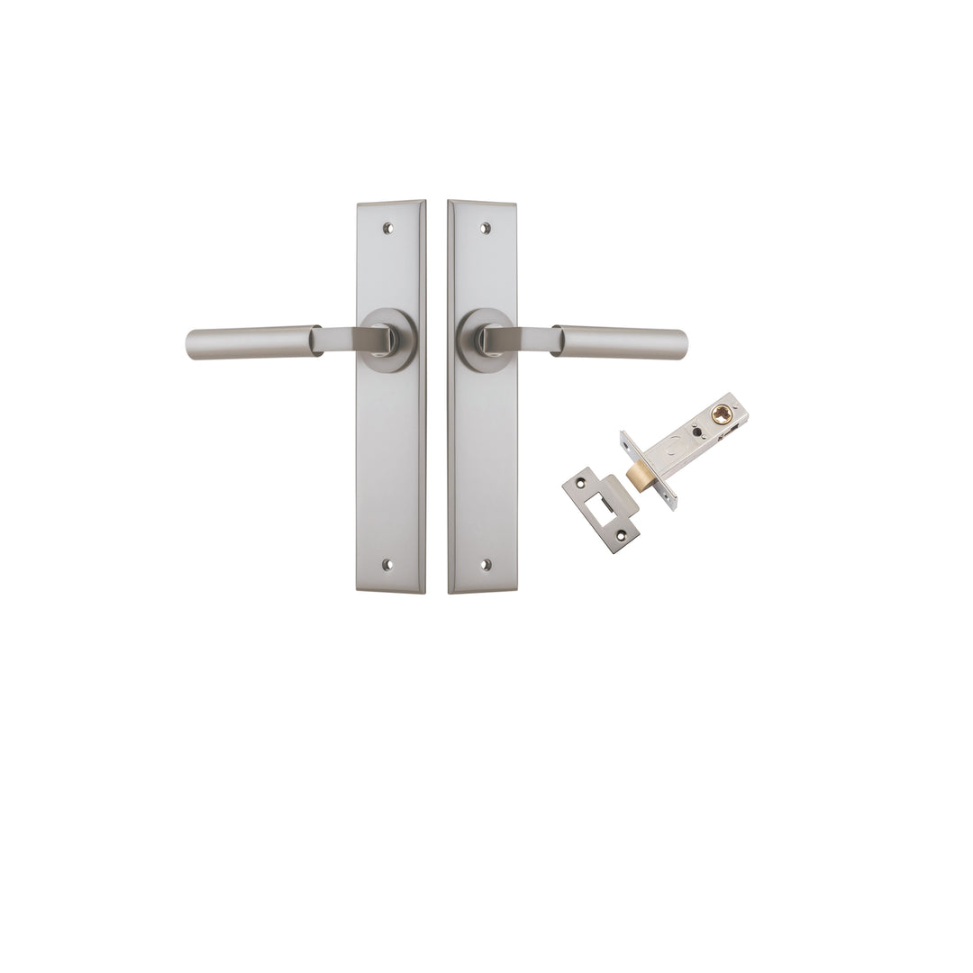 Berlin Lever Chamfered Satin Nickel Passage Kit