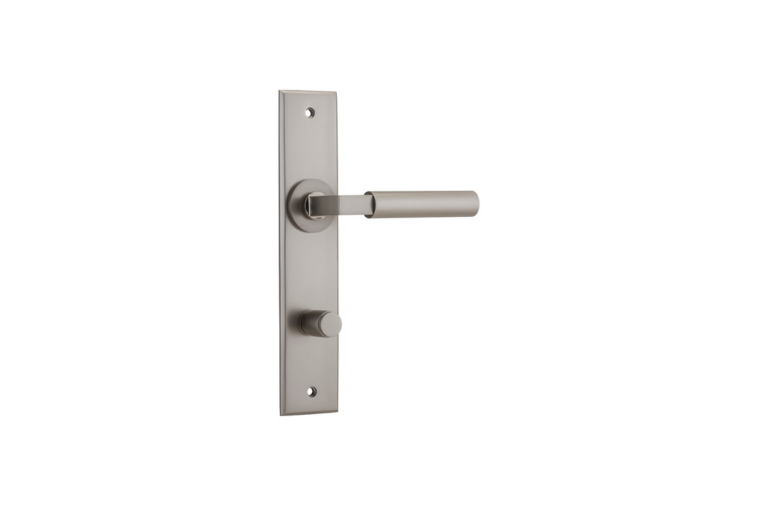 Berlin Lever Chamfered Satin Nickel