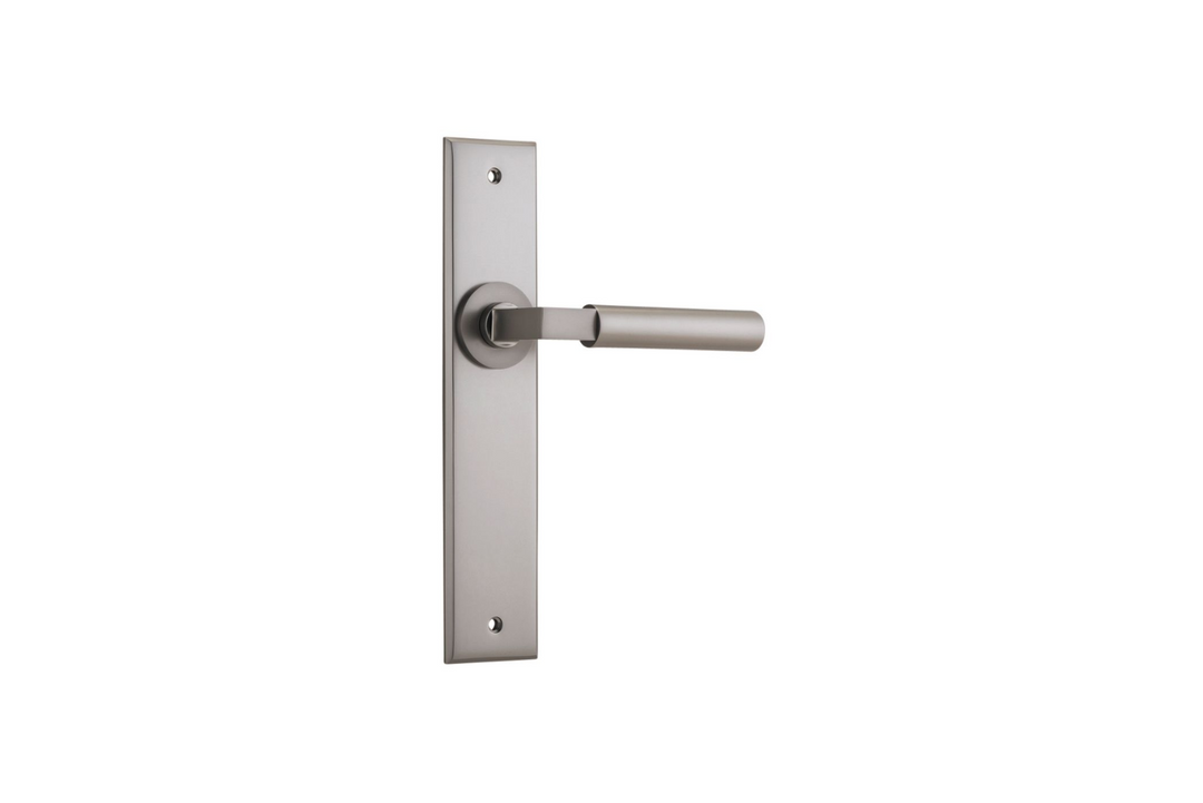 Berlin Lever Chamfered Satin Nickel