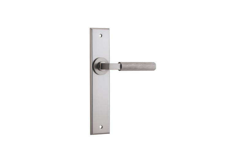 Brunswick Lever Chamfered Satin Nickel