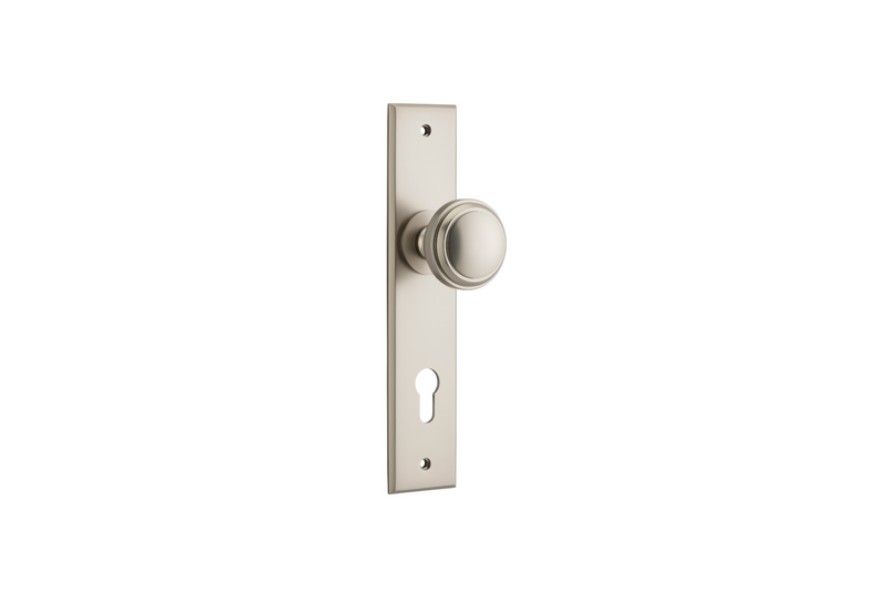 Paddington Knob Chamfered Satin Nickel