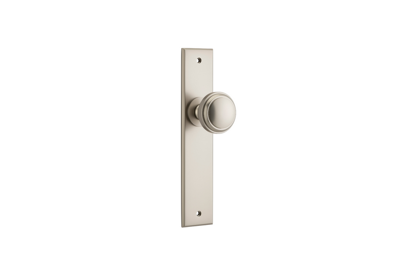 Paddington Knob Chamfered Satin Nickel